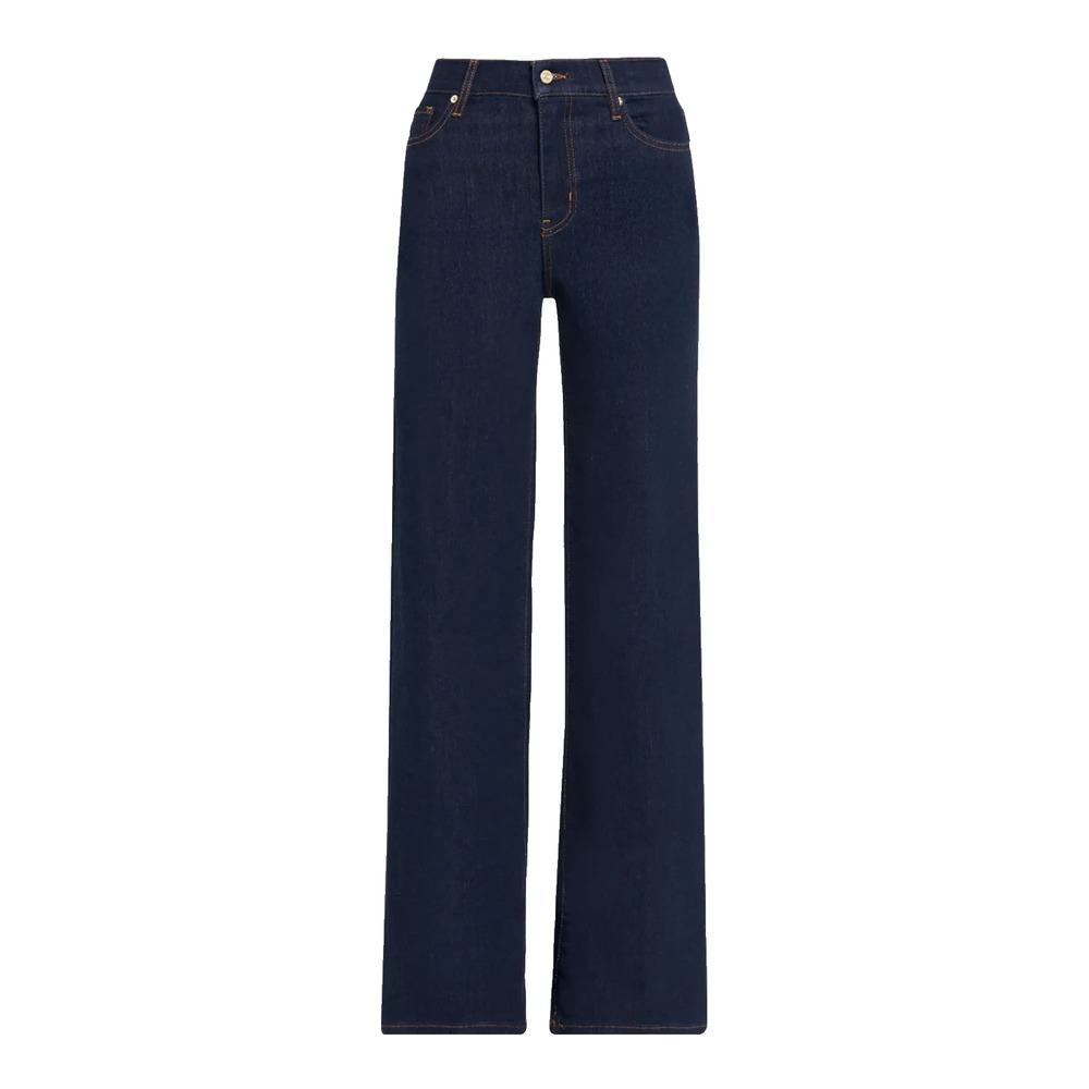 FRAME Le Slim Palazzo Women's Jeans 25 Rinse Wash High Rise Wide Leg Dark NWT